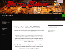 Tablet Screenshot of harrys-backstube.de